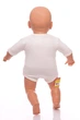 Боди с коротким рукавом интерлок Babykroha бежевый 80 см (50013) - изображение 4