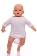 Боди с коротким рукавом кулир Babykroha белый 62 см (50109) - изображение 3