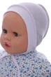 Чіпчик на зав'язках інтерлок Babykroha сірий 1м+ (41990) - зображення 1