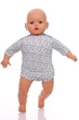 Боди с коротким рукавом для мальчика кулир Babykroha белый в цветочек 74 см (50057) - изображение 1