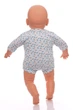 Боди с коротким рукавом для мальчика кулир Babykroha белый в цветочек 74 см (50057) - изображение 4