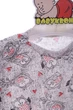 Боди с коротким рукавом для девочки кулир Babykroha Совушка серый 86 см (42022) - изображение 2