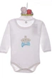 Боди с длинным рукавом для мальчика хлопок King Murat Baby бежевый 62 см (42164) - изображение 1