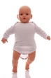 Боди с длинным рукавом интерлок Babykroha белый 68 см (50038) - изображение 3