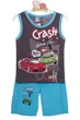 Майка з шортами для хлопчика трикотажні Crash синій 92 см (31270) - зображення 1