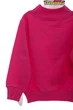 Гольф на флисе для девочки с Бантом малиновый Kipir Kids 104 см (44281) - изображение 4