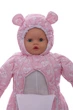 Конверт на флисе для деовчки Babykroha с Мишками персиково розовый 68 см (44909) - изображение 3