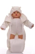 Комбинезон на флисе Babykroha молочный 74 см (36688) - изображение 3
