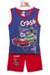 Майка с шортами для мальчика трикотажные Crash красный 98 см (31273) - изображение 1