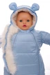 Конверт на меху для мальчика Babykroha голубой 68 см (44983) - изображение 6