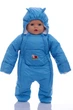 Комбинезон на флисе для мальчика Babykroha бирюзовый 74 см (43115) - изображение 1