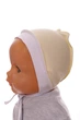 Чепчик на завязках интерлок Babykroha светло желтый 0м+ (45096) - изображение 1