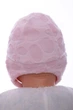 Шапка для девочки микрофибра на травке розовая 9м+ (36632) - изображение 3