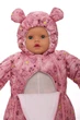 Конверт на флисе для девочки Babykroha с принтом Мишек baby розовый 68 см (44952) - изображение 3