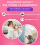Силіконові захисні накладки на меблеві кути Kids Guard для захисту дітей від ударів і пошкоджень прозорі куточки (8 шт.) - зображення 3