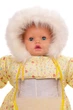 Комбинезон на меху для девочки Babykroha с принтом Сердечек желтый 74 см (50749) - изображение 2