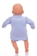 Боди с длиным рукавом с горлышком для мальчика интерлок Babykroha голубой 74 см (50702) - изображение 5