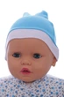 Шапка ковпачок для хлопчика інтерлок Babykroha бірюзовий 1м+ (41964) - зображення 2