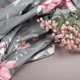 Ткань бязь ранфорс для постельного белья, хлопок, 130 гр/м2, 240 см 24954 троянди на сірому м.п. - изображение 4