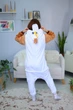 Жіноча кігурумі доросла та підліткова Kigurumi Крижане Серце Сніговик Олаф Білий L 165-175 см (1126) - зображення 6