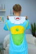 Чоловіча кігурумі доросла та підліткова Kigurumi Adventure Time Час Пригод Фін Блакитний M 155-165 см (1113/2) - зображення 2