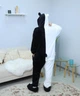 Женская кигуруми взрослая и подростковая на молнии Kigurumi Аниме Данганронпа Робот-Медведь Монокума Кума Моно Черно-белый XL 175-185 см (1115) - изображение 6