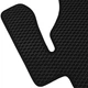 Коврики в салон Kinetic для Mercedes Vito/Viano '03-13 1022962 3 ряда EVA-полимерные черные (комплект) - изображение 4