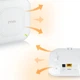 Точка доступу ZYXEL NWA50AX (NWA50AX-EU0102F) (AX1800, 1xGE, WiFi 6, 2x2 MIMO, Nebula, PoE, БП у комплекті) - изображение 4