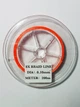 Шнур BRAID LINE X8 Orange 7,9 кг 200 м 0,1 мм - зображення 1