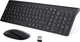 Комплект беспроводной клавиатуры и мышкиTedGem 2.4G Black (UKR) g1 - изображение 6