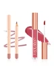 Набір 2в1 рідка матова помада та олівець контурний для губ Handaiyan Lips Kit 03 - зображення 5