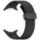Ремінець Elegant leather Strap для Samsung Galaxy Watch Ultra 47mm з магнітною застібкою black - зображення 1