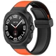 Ремінець Elegant leather Strap для Samsung Galaxy Watch Ultra 47mm з магнітною застібкою orange - зображення 6