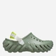 Женские кроксы Crocs Echo Clog 207937-308 38-39 (M6/W8) 24 см Зеленые (1962658485532) - изображение 1