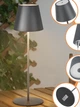 Настільна LED лампа Foyu FO-108 Italy декоративна для дому ресторану акумуляторна портативна світлодіодна світильник для інтер'єру - зображення 4
