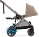 Універсальна коляска для двійні 2 в 1 Cybex e-Gazelle S TPE Almond Beige - зображення 12