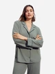Рубашка для сна H&M XL серо зеленый 1209998802 - изображение 1