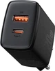 Сетевое зарядное утройство Baseus Compact Quick Charger U+C 20W EU Black (CCXJ-B01) - изображение 1
