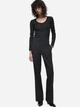 Брюки женские Zara 8294/601 S Черные (08294601401027) - изображение 5