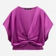 Футболка женская Zara 8578/573 S Фиолетовая (08578573603024) - изображение 6