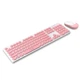 Беспроводная клавиатура с мышью для пк и ноутбука TWolf TF770 USB 2.4Гц (UkrEn) Pink - изображение 5