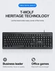 Проводная клавиатура с мышью TWolf TF500 UA/ENG раскладка Black - изображение 5