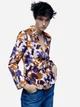 Рубашка женская Zara 9224/743 XS Коричневая (09224743090017) - изображение 1