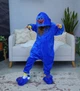 Піжама кігурумі Kigurumi для дівчинки Poppy Playtime Huggy Wuggy Хагі Вагі Синій на зріст 110 - 120 см (205541) - зображення 2