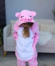 Пижама кигуруми Kigurumi для девочки Поросенок Свинка Пеппа Розовый на рост 110 - 120 см (201542) - изображение 4