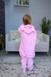 Пижама кигуруми Kigurumi для девочки Поросенок Свинка Пеппа Розовый на рост 110 - 120 см (201542) - изображение 8
