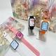 Смарт-часы Smar Watch Fendior Z97 mini 41 мм голосовой вызов, уведомления с соц сетей Оранжевый - изображение 4