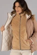 Жіноча двостороння куртка СМР REVERSE JACKET FIX HOOD TWILL 34K0026-P814-38 Бежевий - зображення 4