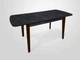 Стол обеденный раскладной Fusion furniture Честер Венге/Угольный камень - изображение 2
