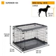 Металлическая клетка для больших собак весом до 40 кг Ferplast SUPERIOR 105, 107x77x73,5 см - изображение 3